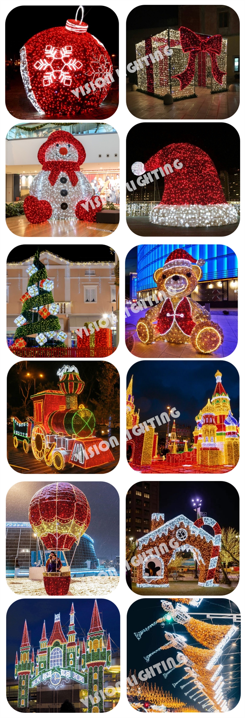 Pet Tinsel Garland Net Carpet Mesh for Christmas 2D and 3D Motif Light